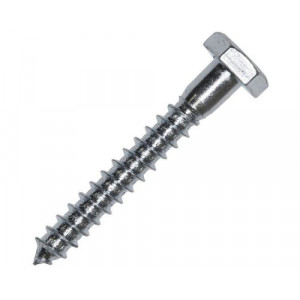 Шуруп 10x70 шестигран., цинк Глухарь DIN571