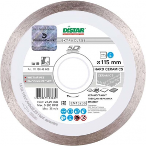 Диск алмазный Distar 180x1,4x8,5 x25,4 Hard Ceramics Advanced