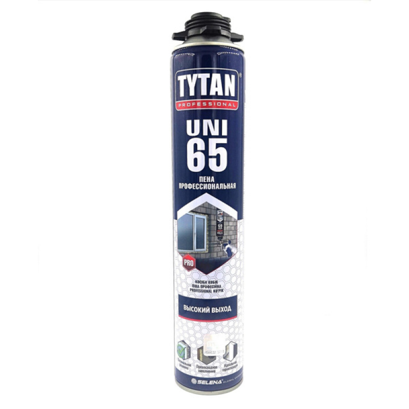 Пена профессиональная TYTAN UNI 65, 750мл