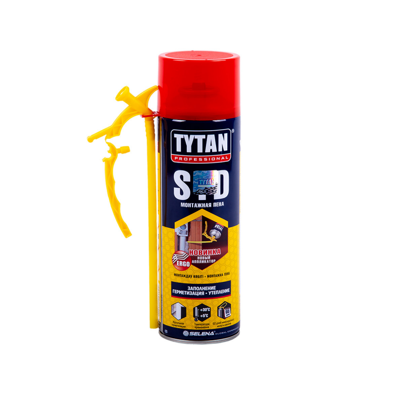 Пена монтажная всесезонная STD ЭРГО 750 мл, TYTAN